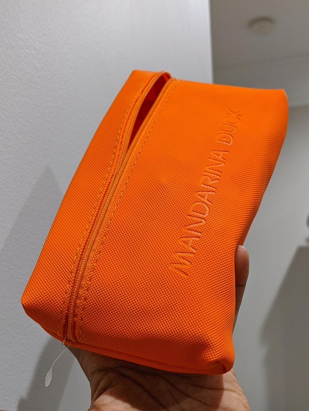 Mandarina Duck Men's Orange Toiletry Bag